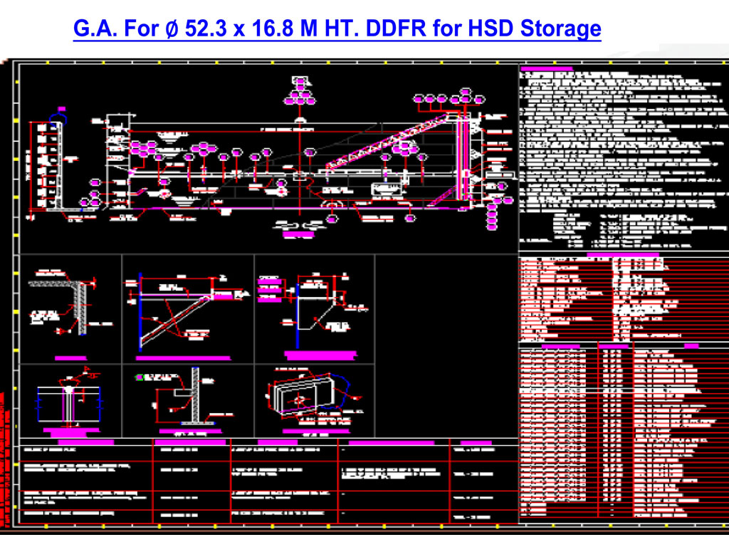 CAD 2D drafting detailing project for mechanical engineering services and cad design services
